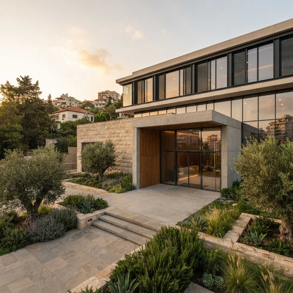 Contemporary architecture and engineering office in Beirut